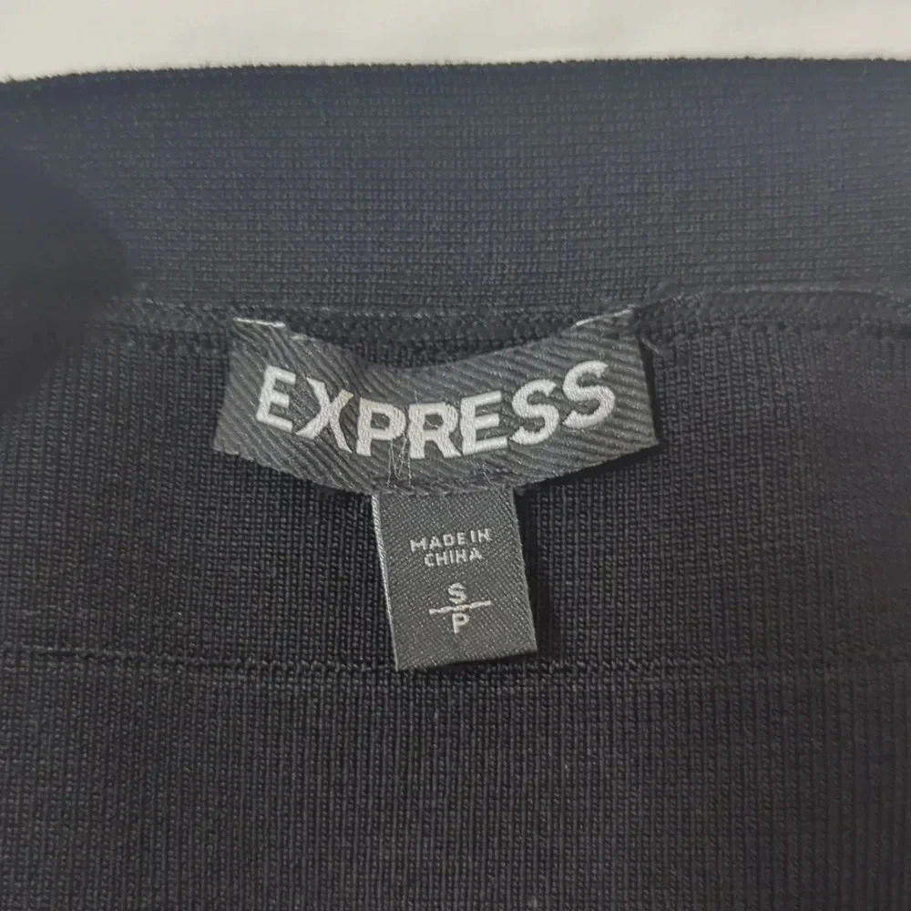Express Sleeveless Bodycon Mini Dress, Color Black Size S/P - Picture 12 of 13